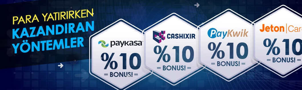 Casinomaxi %10 Ön Ödemeli Kart Yatırım Bonusu